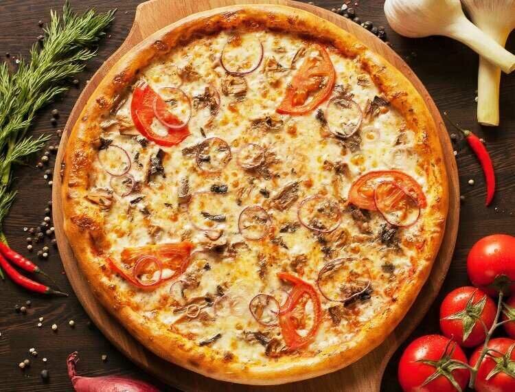 Пицца с тунцом, вкусных рецептов с фото Алимеро